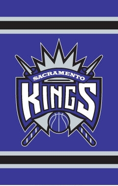 Sacramento Kings Applique Banner Flag 44" x 28"