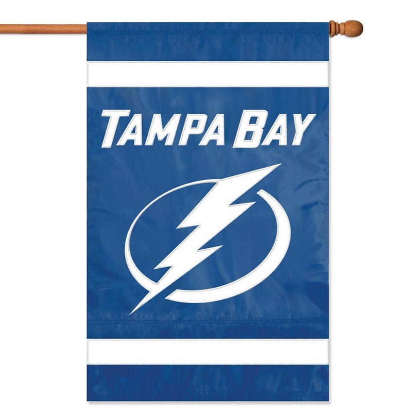 Tampa Bay Lightning Applique Banner Flag 44" x 28"