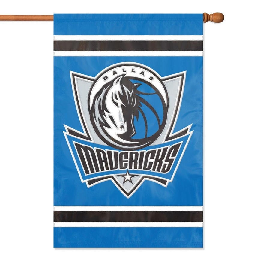Dallas Mavericks Applique Banner Flag 44" x 28"