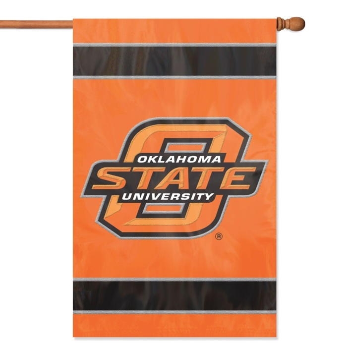 Oklahoma State Cowboys Applique Banner Flag 44" x 28"