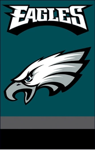 Eagles Applique Banner 44" x 28"