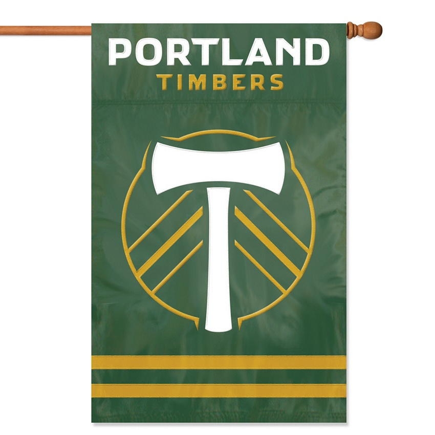 Portland Timbers Applique Banner Flag 44" x 28"
