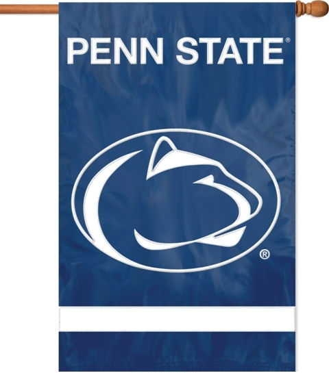 Penn State Nittany Lions Applique Banner Flag 44" x 28"