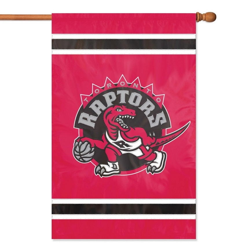 Toronto Raptors Applique Banner Flag 44" x 28"