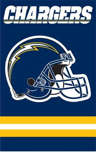 Chargers Applique Banner 44" x 28"