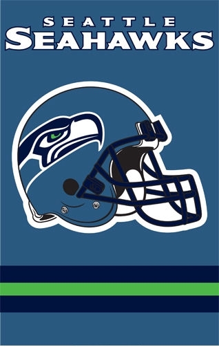 Seahawks Applique Banner 44" x 28"