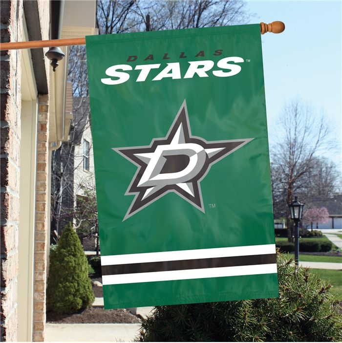 Dallas Stars Applique Banner Flag 44" x 28"