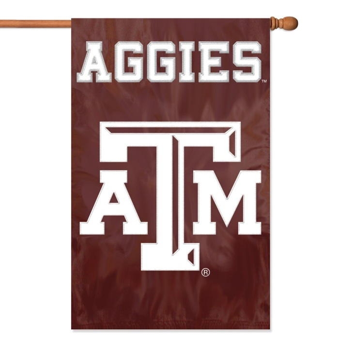 Texas A & M Aggies Applique Banner Flag 44" x 28"