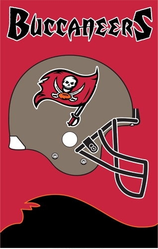 Buccaneers Applique Banner 44" x 28"