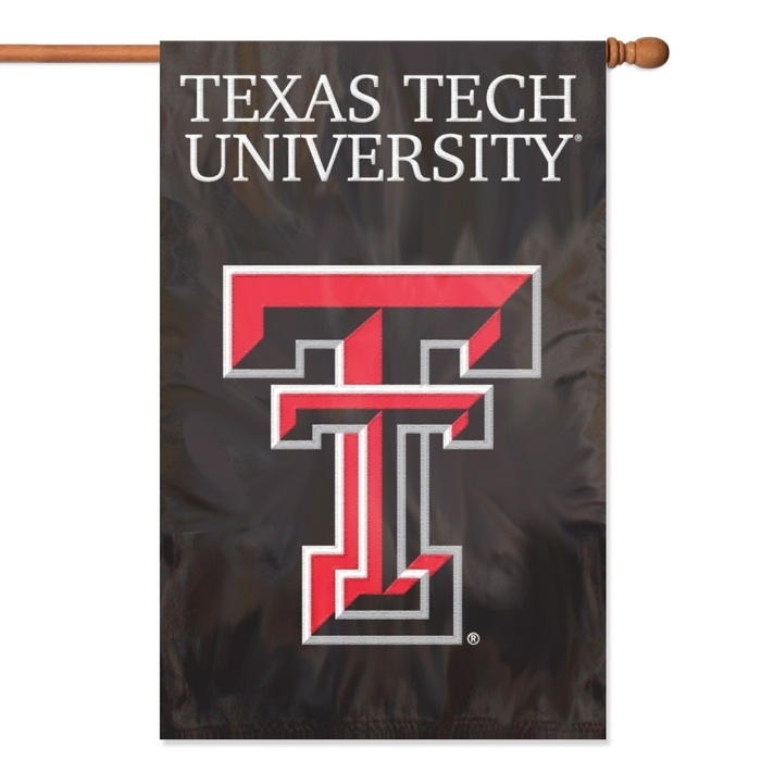 Texas Tech Red Raiders Applique Banner Flag 44" x 28"