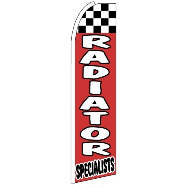 Radiator Specialists Feather Flag 3' x 11.5'