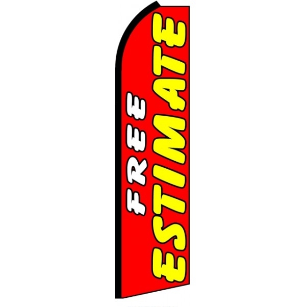Free Estimate Feather Flag 3' x 11.5'