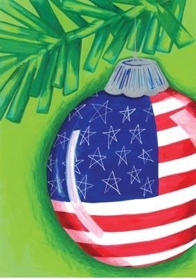 American Ornament House Flag