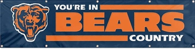 Bears Banner 8' x 2'