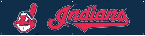 Indians Banner 8' x 2'