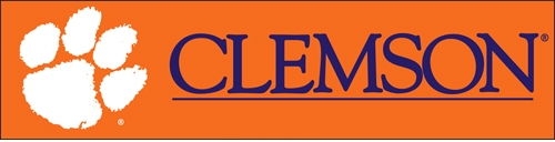 Clemson Tigers Banner 8' x 2'