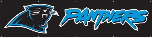 Panthers Banner 8' x 2'