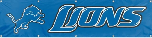 Lions Banner 8' x 2'