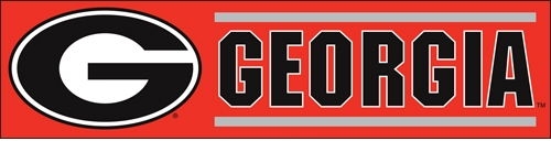 Georgia Bulldogs Banner 8' x 2'