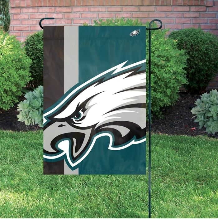 Eagles Bold Logo Garden Flag 12" x 18"