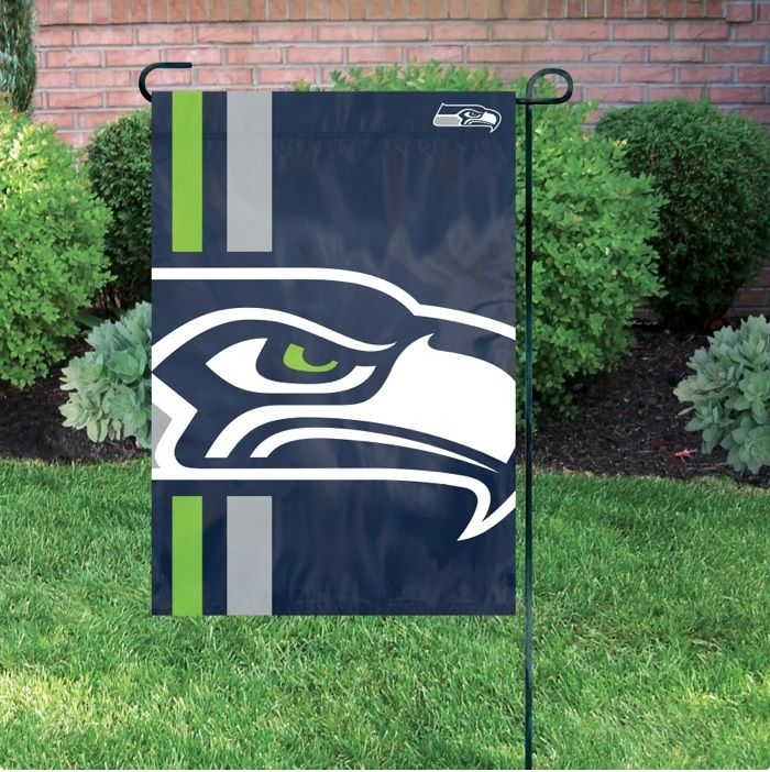 Seahawks Bold Logo Garden Flag 12" x 18"