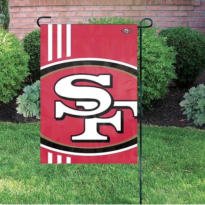 Forty-niners Bold Logo Garden Flag 12" x 18"