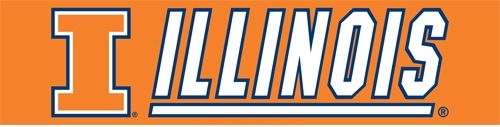 Illinois Fighting Illini Banner 8' x 2'