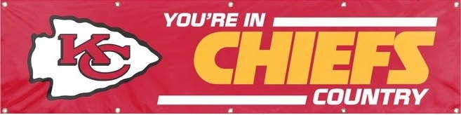 Chiefs Banner 8' x 2'