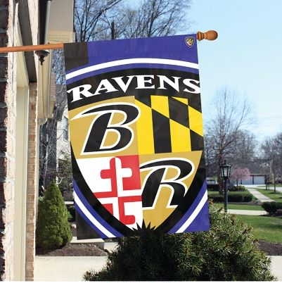 Baltimore Ravens Bold Logo Banner 2' x 3'