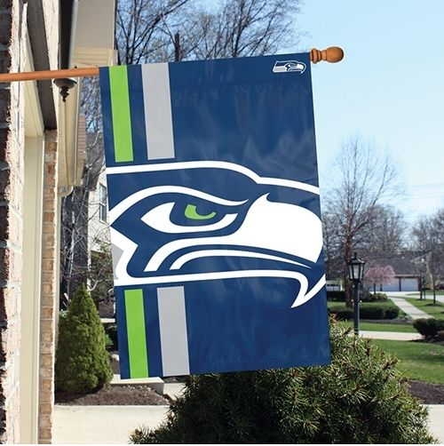 Seattle Seahawks Bold Logo Banner 2' x 3'