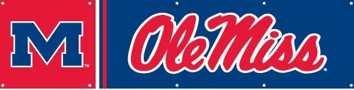 Ole Miss Rebels Banner 8' x 2'