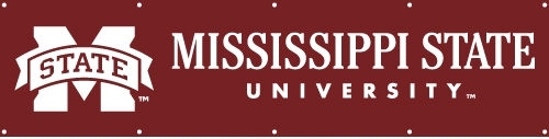 Mississippi State Bulldogs Banner 8' x 2'