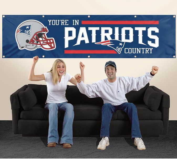 Patriots Banner 8' x 2'