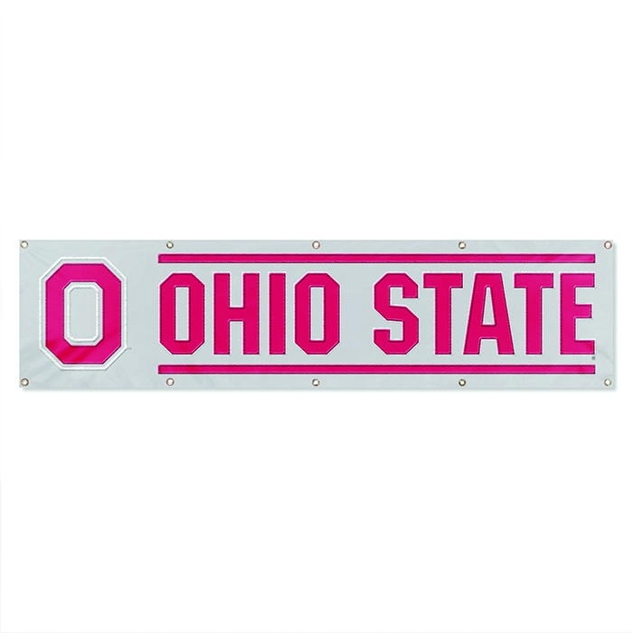 Ohio State Buckeyes "O" Giant Banner 8' x 2'