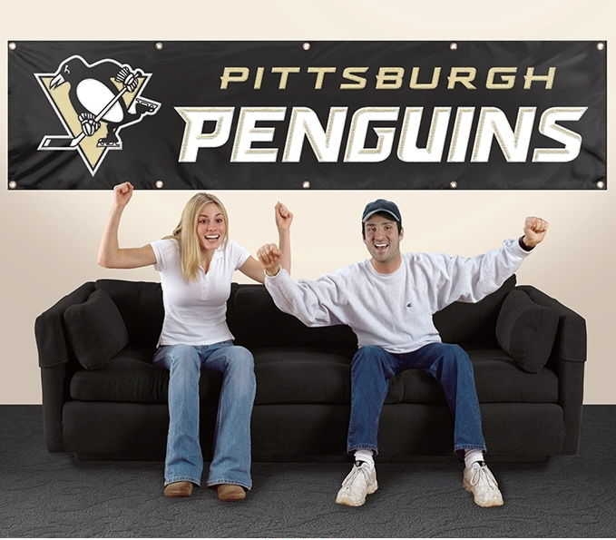 Pittsburgh Penguins Banner 8' x 2'