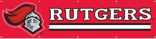 Rutgers Scarlet Knights Banner 8' x 2'