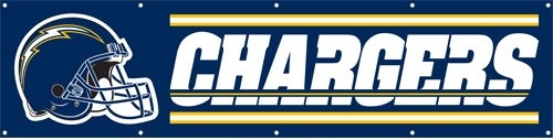Chargers Banner 8' x 2'