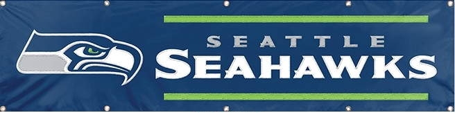 Seahawks Banner 8' x 2'