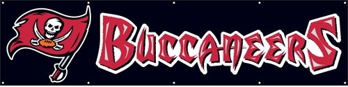 Buccaneers Banner 8' x 2'