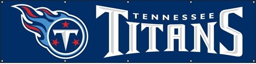 Titans Banner 8' x 2'
