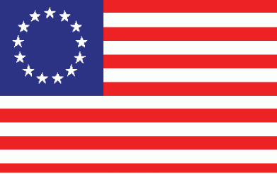 applique Betsy Ross House Flag