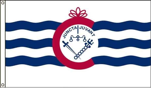 2' x 3' Cincinnati City High Wind, US Made Flag