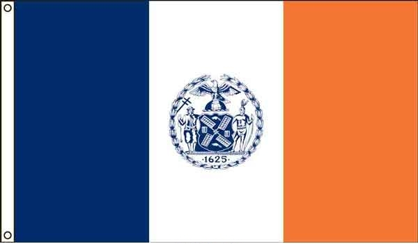 3' x 5' New York City High Wind, US Made Flag