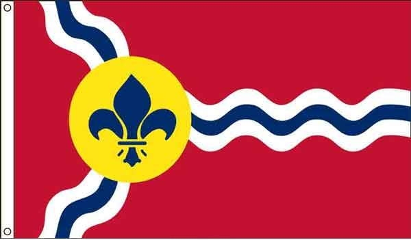 4' x 6' St Louis City High Wind, US Made Flag