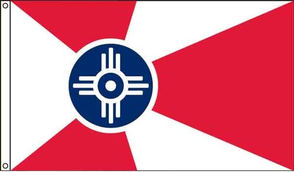3' x 5' Wichita City High Wind, US Made Flag