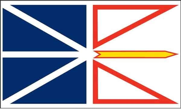 3' x 5' New Foundland High Wind, US Made Flag