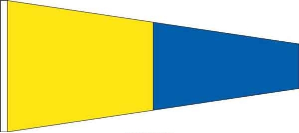 High Wind, US made Code Pennant Size No. 0 - 5