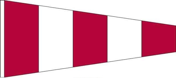 High Wind, US made Size No. 7 - Answering Pennant