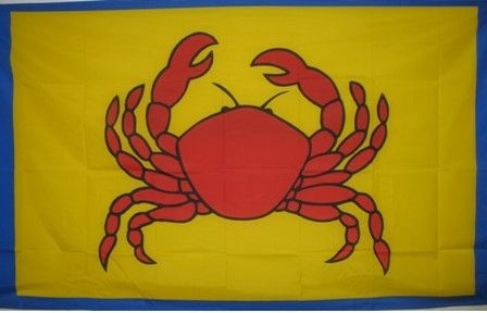 Crab Message Flag