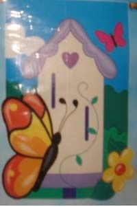 Butterfly House Flag